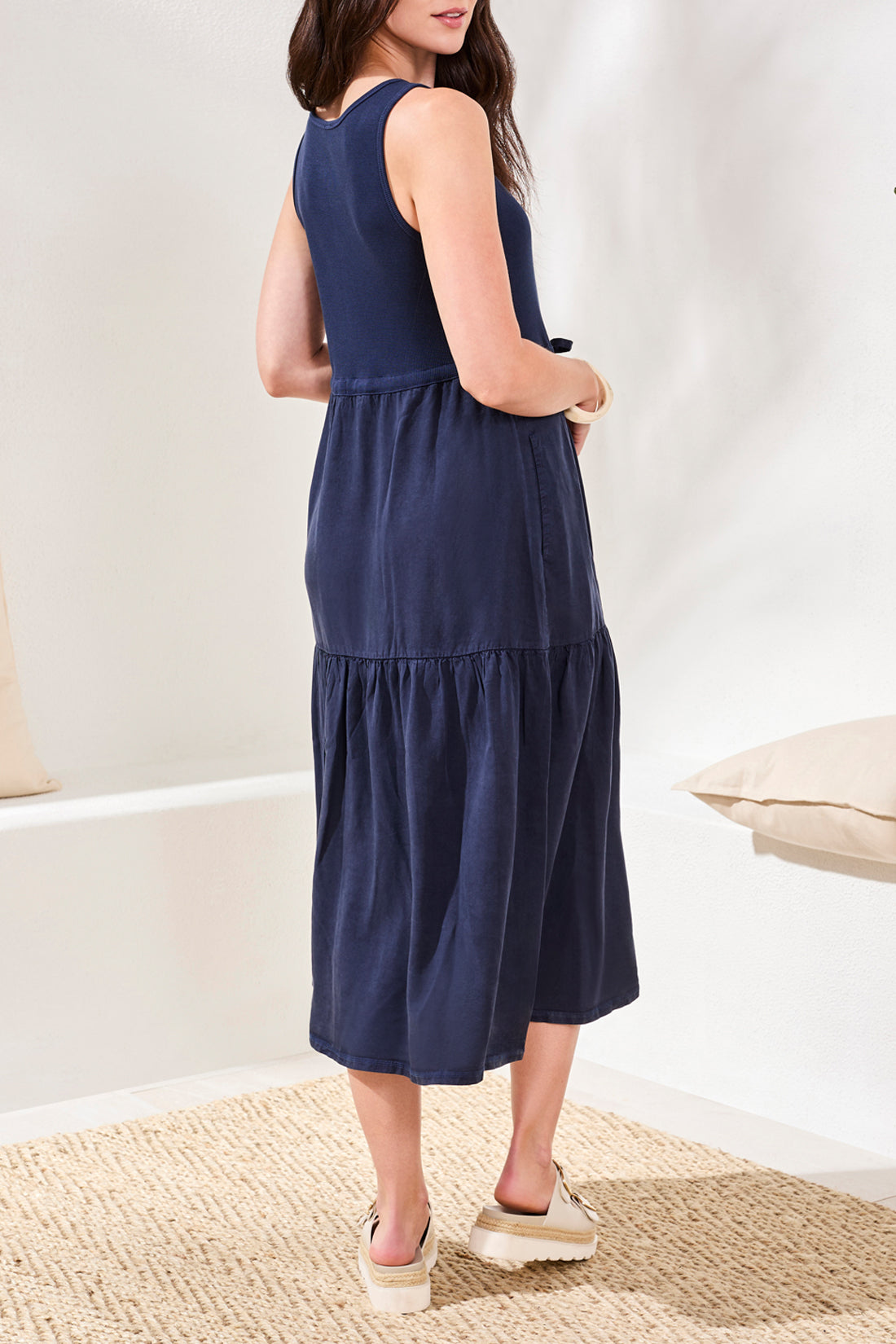 Mix Media Maxi Dress