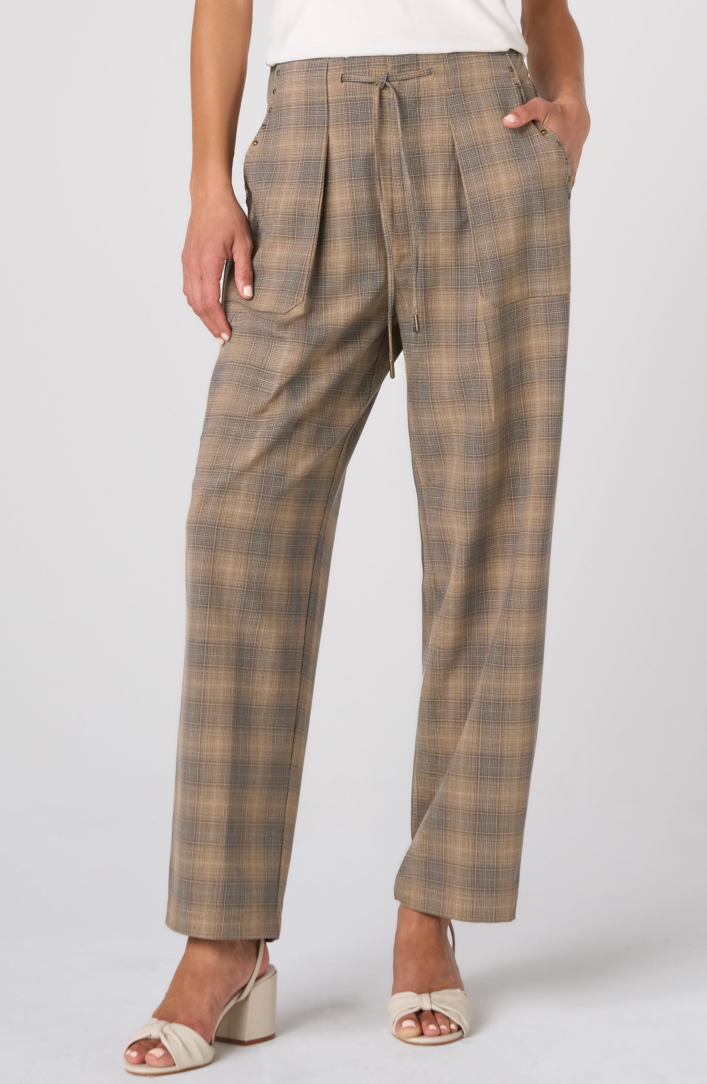 HR Crop Trouser w/ Drawstring 27" ins