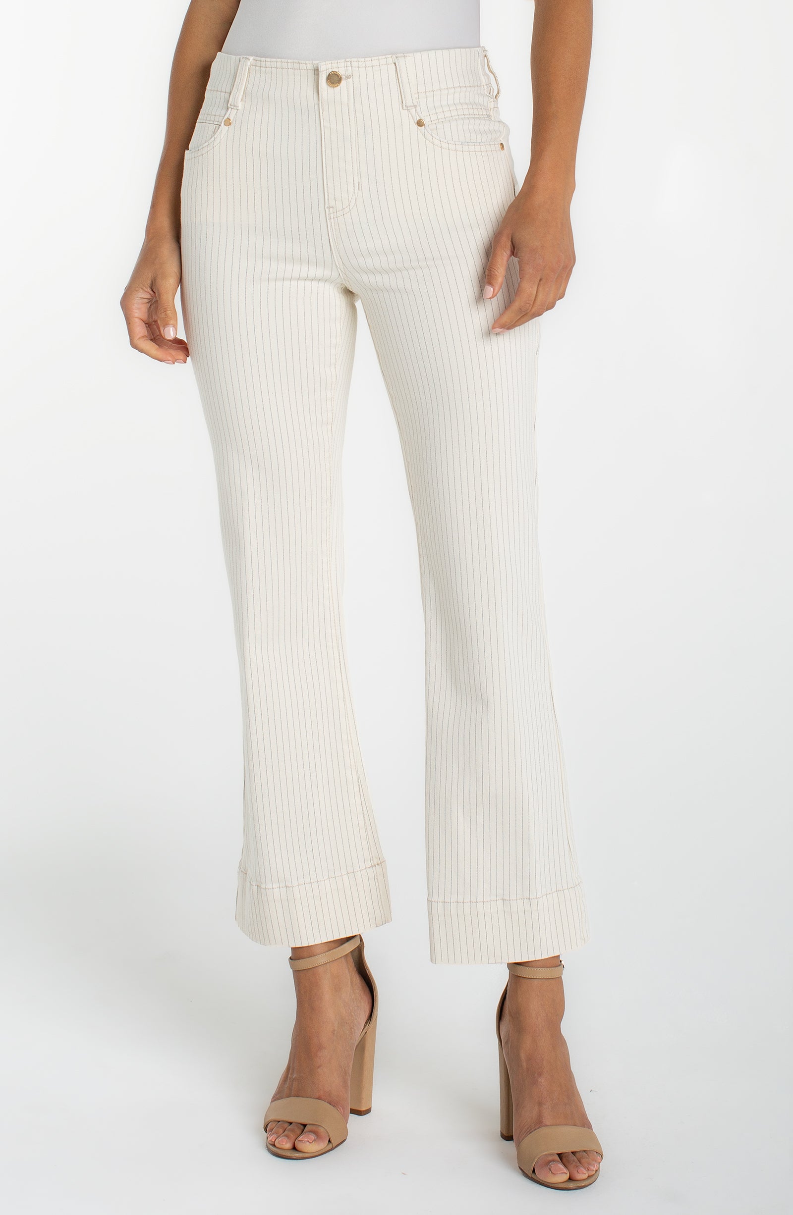 Gia Glider Crop Flare w/ Wide Hem 27' Ins