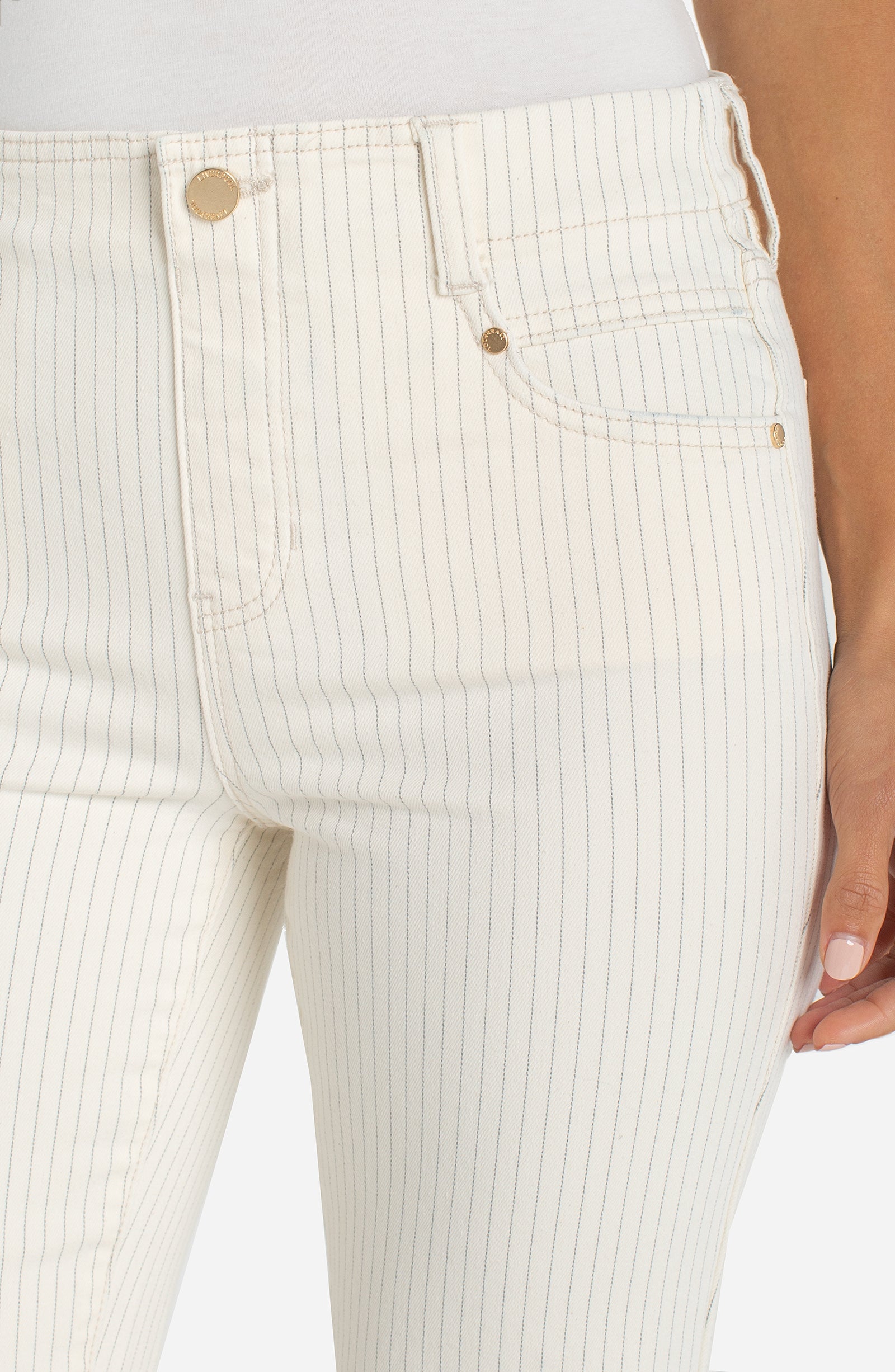 Gia Glider Crop Flare w/ Wide Hem 27' Ins
