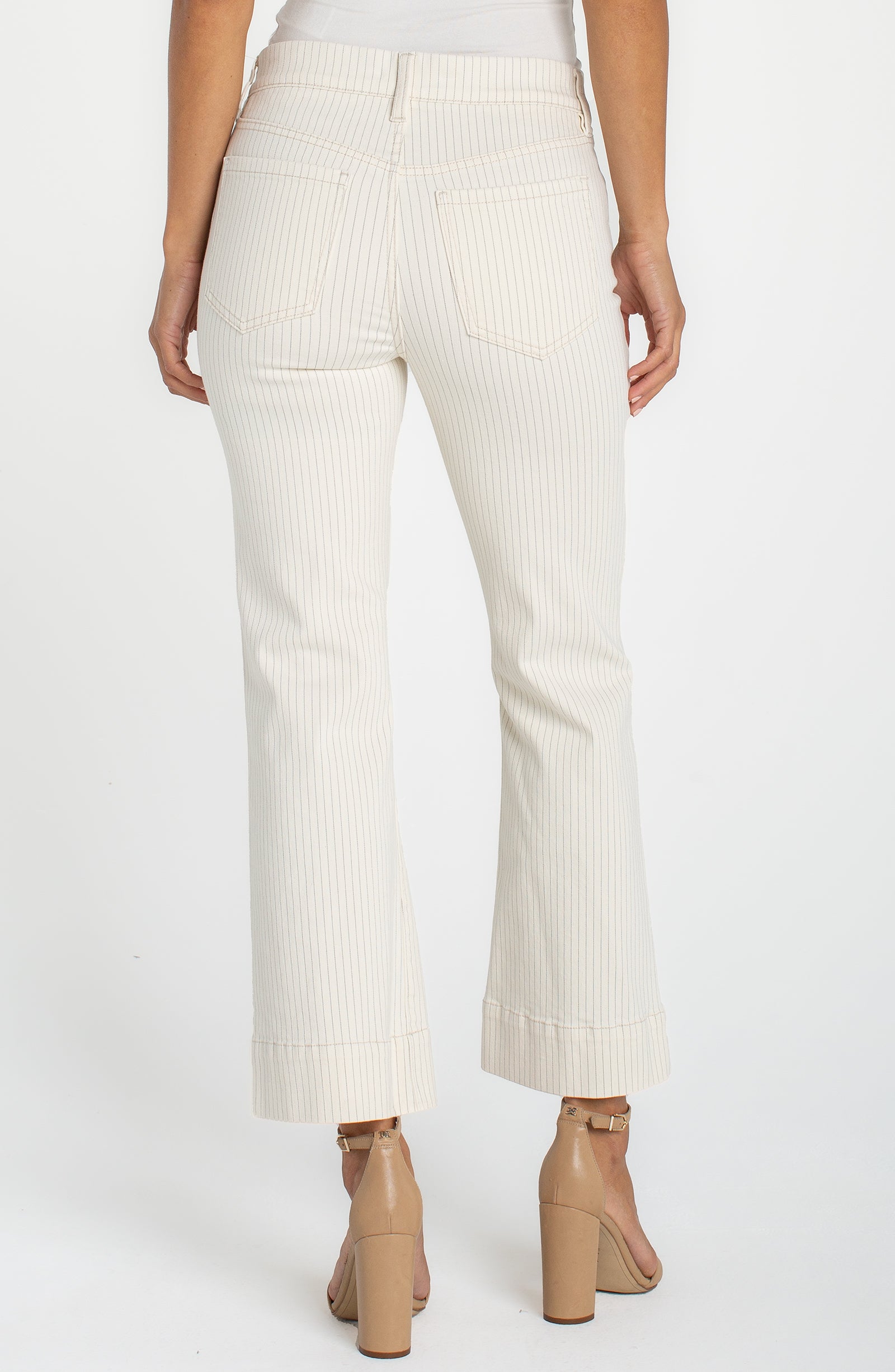 Gia Glider Crop Flare w/ Wide Hem 27' Ins