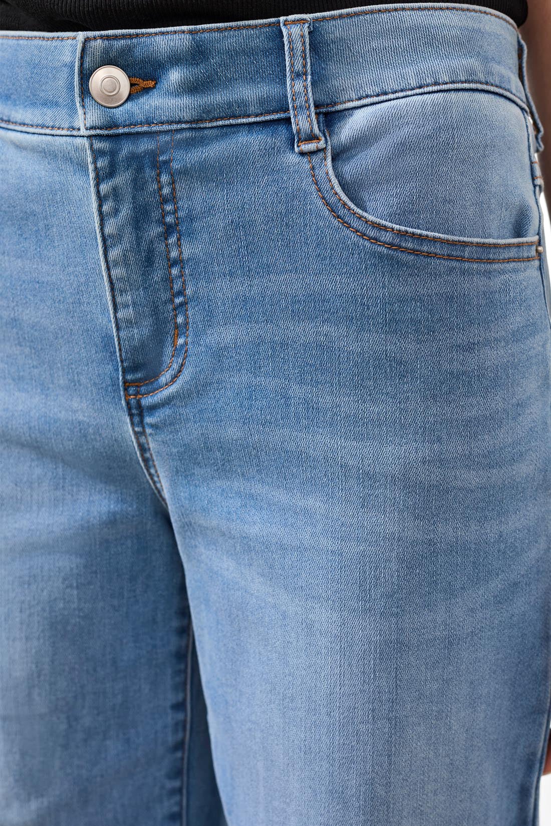Audrey Huggin Wide Crop Jeans