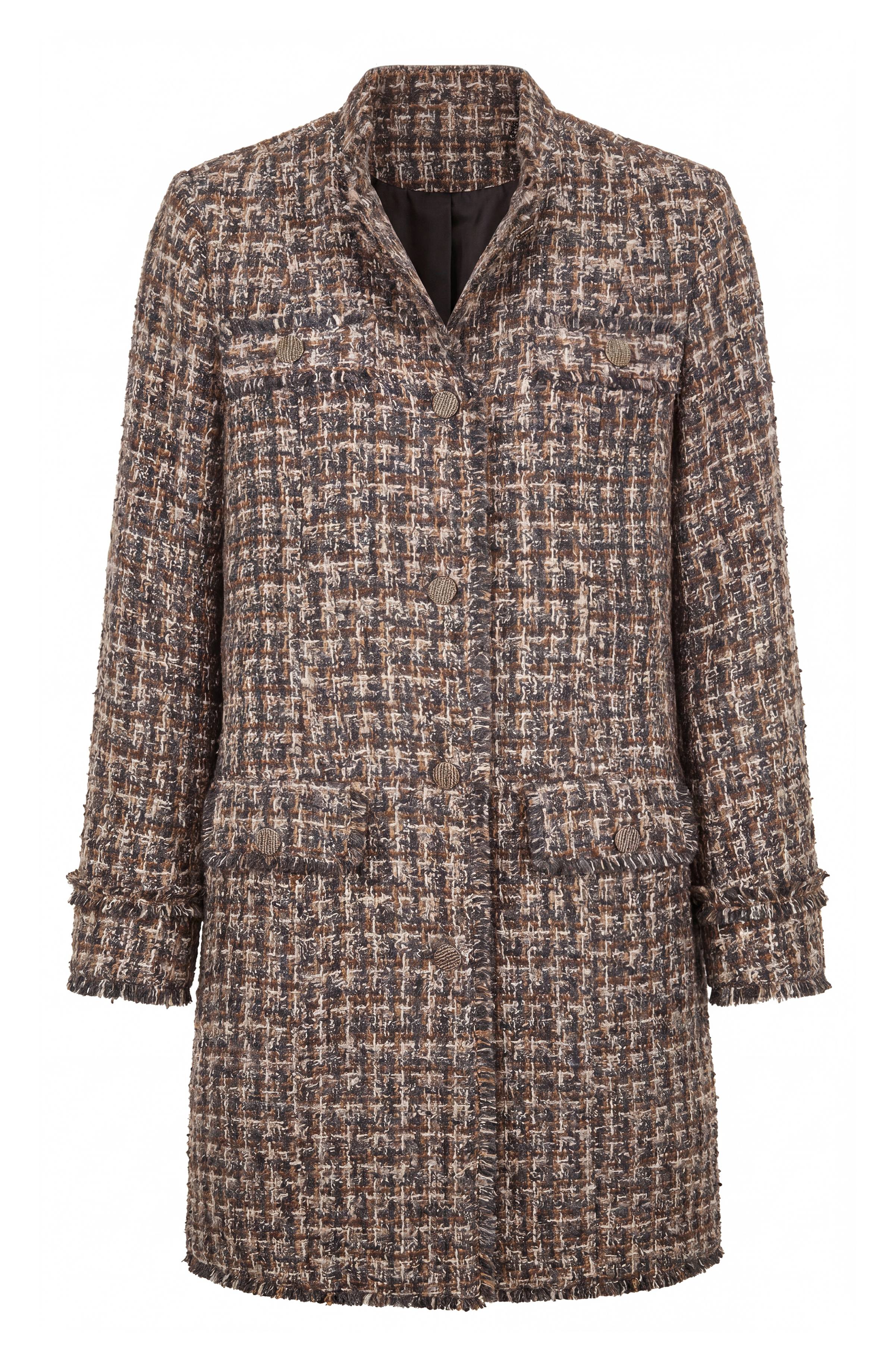 Mandarin Collar Lady Coat