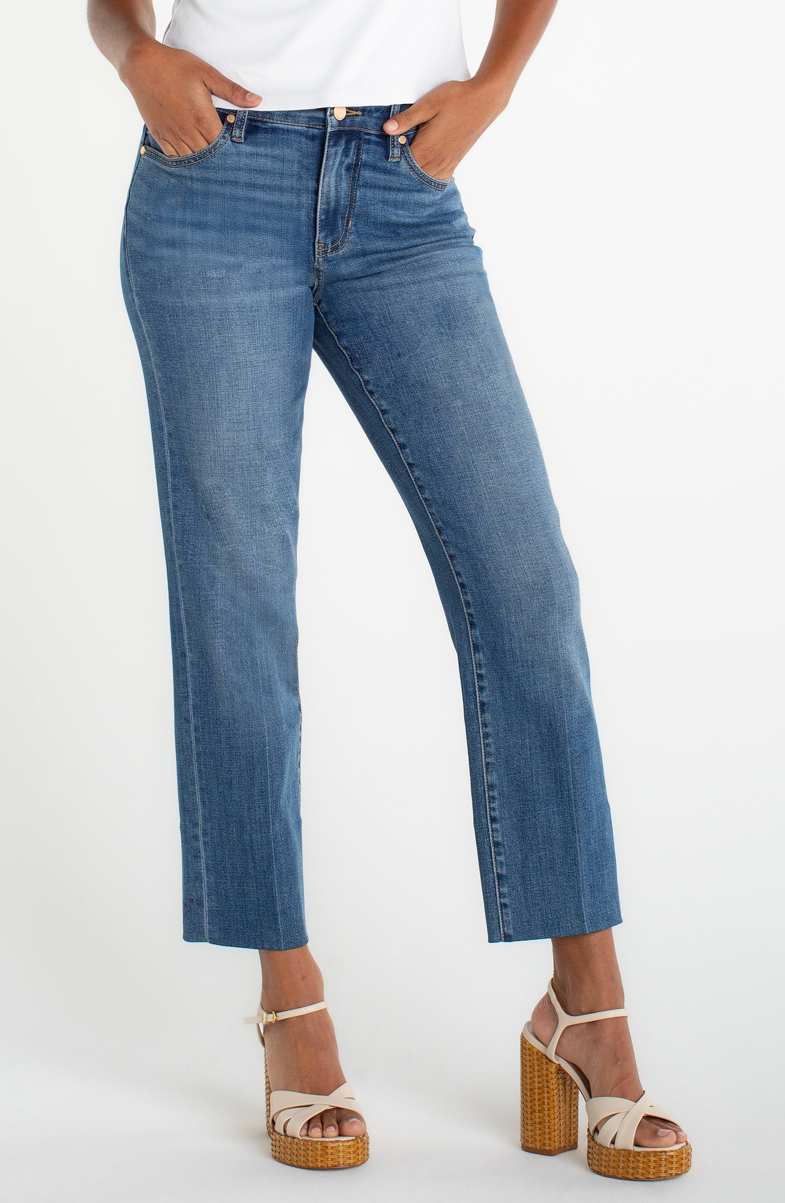 Kennedy Crop Straight w/ Blind Hem 28" Inseam