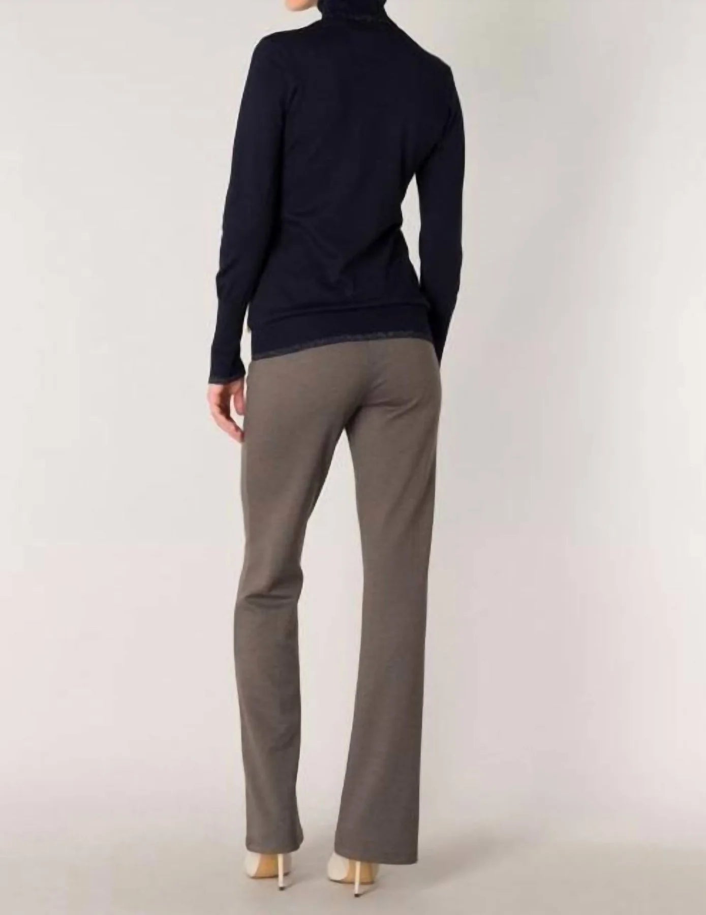 Suzette Glitter Trimmed Turtleneck