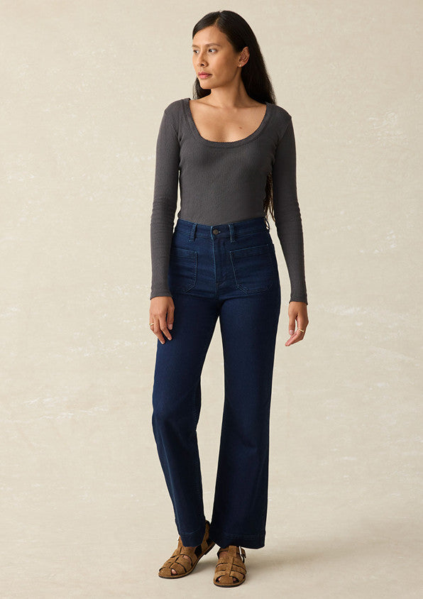 Stretch Terry Patch Pocket Pant