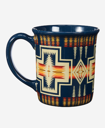 Ceramic Mug 18 oz Harding Navy