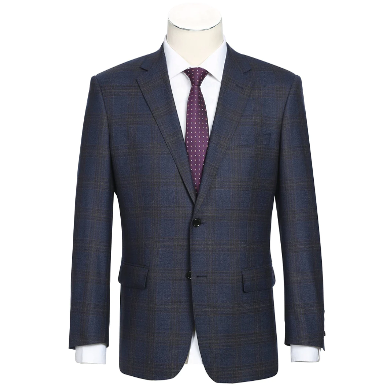 3 Pc Wool Classic Fit Suit 562-7