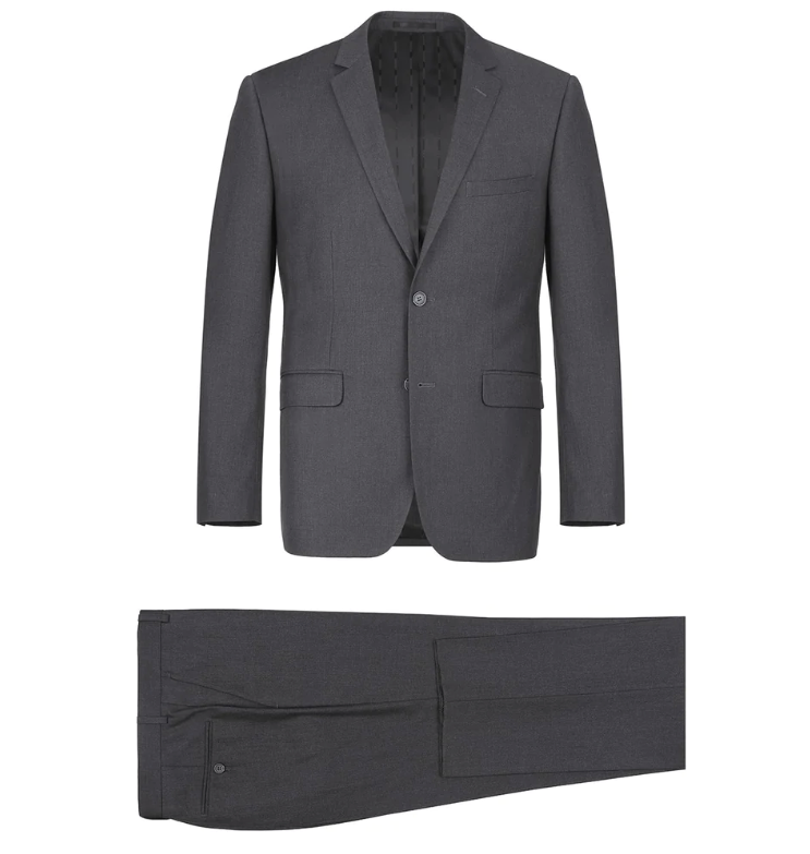 Renoir Charcoal Classic Fit Suit 202-1C