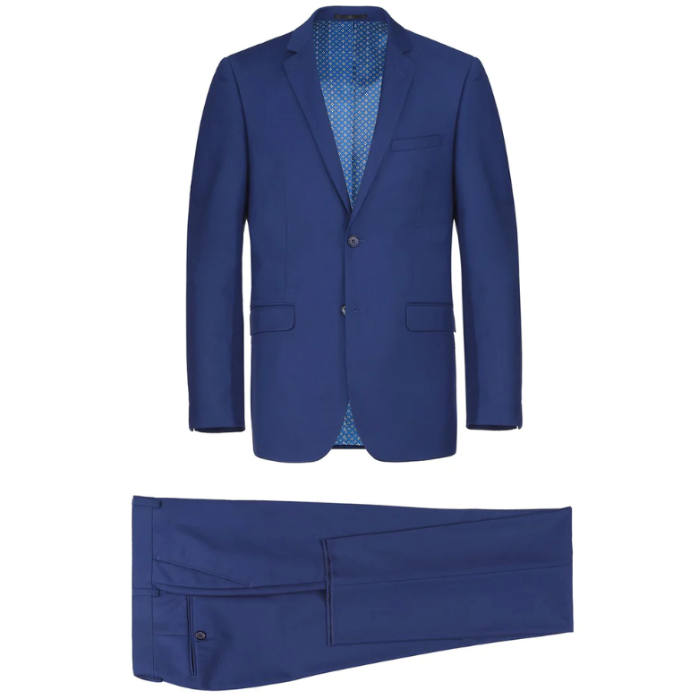 Renoir Classic Fit Suit French Blue 201-20