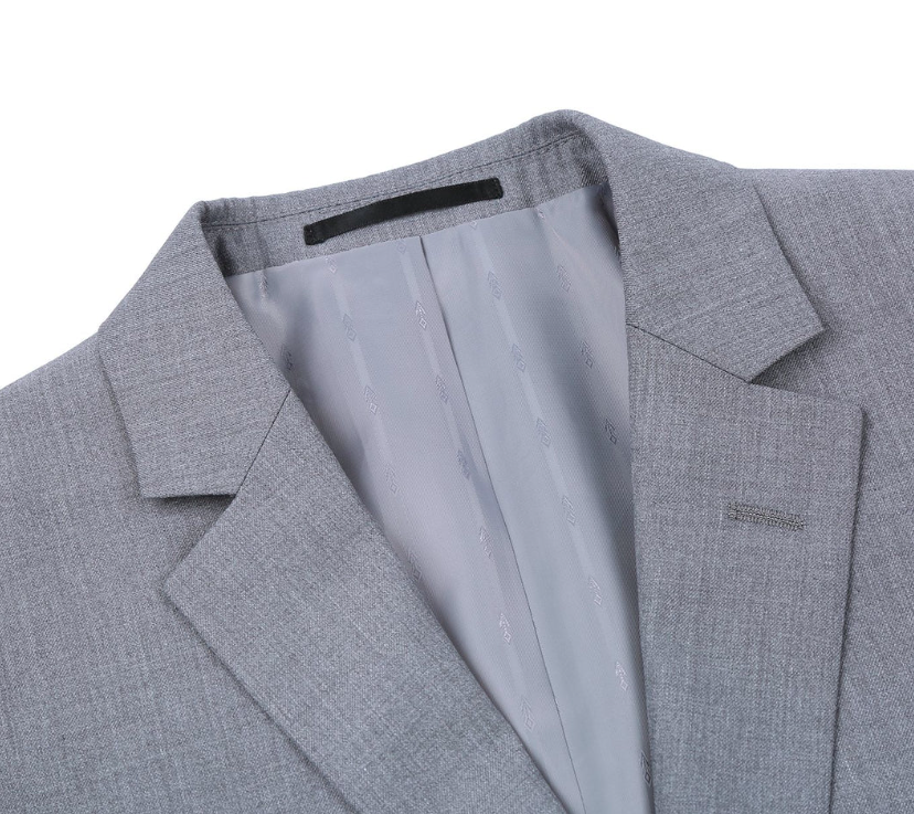 Renoir Heather Grey Classic Fit Suit 202-2C