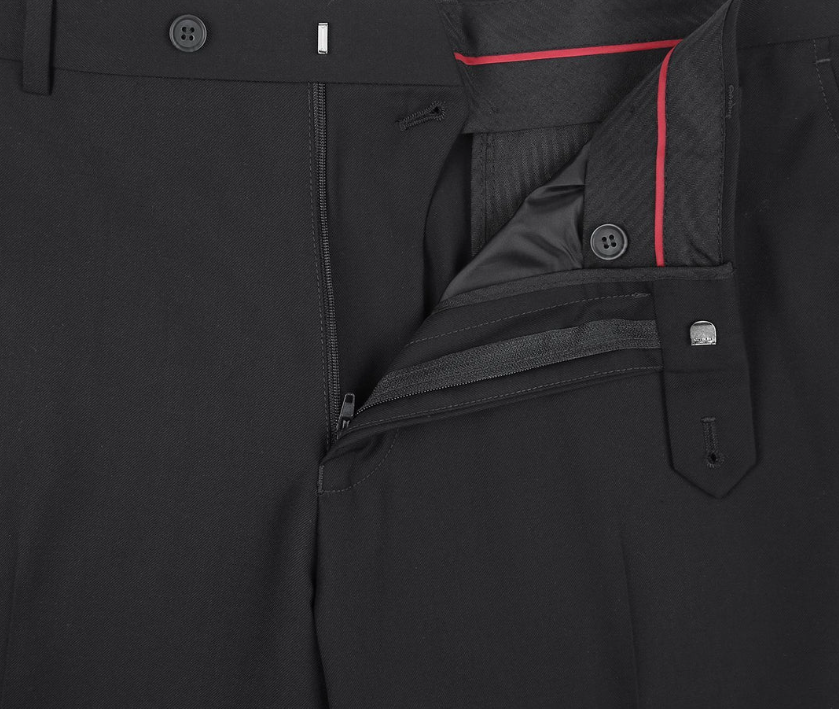 201-1 Black Classic Fit Suit